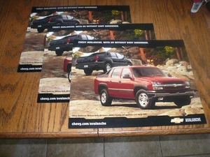 Chevrolet Avalanche 2003 folleto/hojas informativas - original - precio 3 por 1 - Imagen 1 de 2