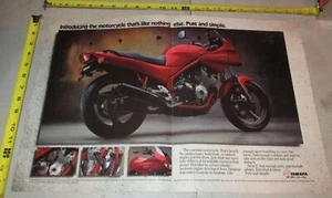 Yamaha Seca II 600 Centerfold Motorcycle Print / Poster - Picture 1 of 1