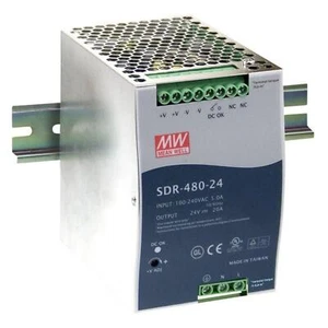 MEAN WELL SDR-480-24 480W 24V 20A Hutschienen Netzteil DIN-RAIL - Picture 1 of 2