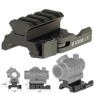 0.5 /0.75/0.83 QD Riser Mount Red Dot Sight Riser Mount Fit 20mm Picatinny Rail - Picture 1 of 19