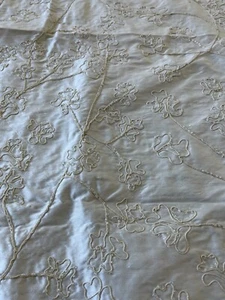 Designer High Quality 100% Silk Shantung fabrics Embroidered!!! - Picture 1 of 3