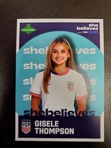 Tarjeta #7 de la Copa de Fútbol Parkside USWMT She Believes 2025 - GISELE THOMPSON, EE. UU. - Imagen 1 de 2
