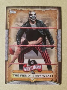 TOPPS WWE CARD BRAY WYATT FROM 2020 ROAD TO WRESTLEMANIA CARD #WM-14 - Photo 1 sur 2