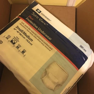 Covidien Sure Care Plus Protective Underwear Heavy Absorb. 20 Count- S/M(34-46") - Picture 1 of 1