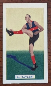 Hoadleys 1934 VFL Footballers - #44 Bert Taylor Melbourne Football Club  - Picture 1 of 2