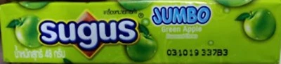 Sugus Jumbo конфеты зеленый яблоко бар 48 g. ароматизированный жевательные вечеринки закуски Бесплатная доставка - Изображение 1 из 4