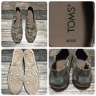 Toms Camo Slip On Shoes Women’s 8.5 Canvas Casual