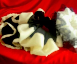 Hair Scrunchies Large Elastic Hair Band Ponytail Holder Hair Tie Set Of Three - Picture 1 of 17