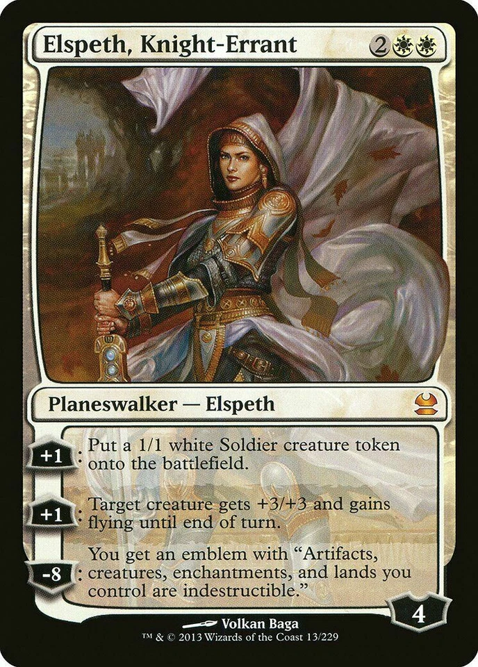 Elspeth, Knight-Errant Modern Masters PL/EX White Mythic Rare MTG - Image 1 of 1