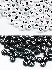 INWARIA Cuentas Letras A-Z mix 100/200/500/1000 Piezas Cuentas Letras, P-36 - Imagen 1 de 5