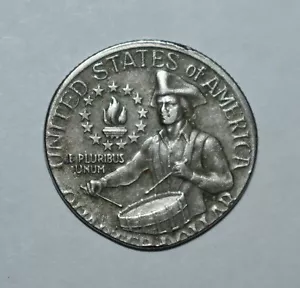 114f. ANOTHER RARE US COIN, 1976 D BICENTENNIAL QUARTER STRUCK ON NICKEL BLANK - Picture 1 of 4