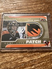 2011-12 In The Game Between The Pipes Patch Gold Tyler Bunz 1/1 