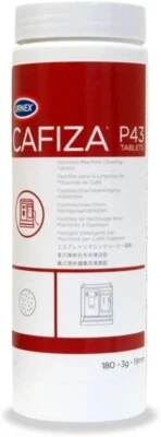 Urnex Cafiza P43 Espresso Machine Cleaning Tablets 3g - 1 x Tub of 180 Tablets - Image 1 of 4