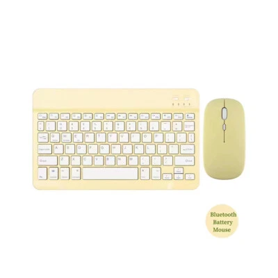 无线蓝牙鼠标键盘套装超薄静音适用于 iOS Windows Android — 第 1/4 张图片