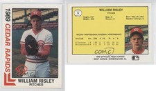 1989 Best Cedar Rapids Reds William Risley #6