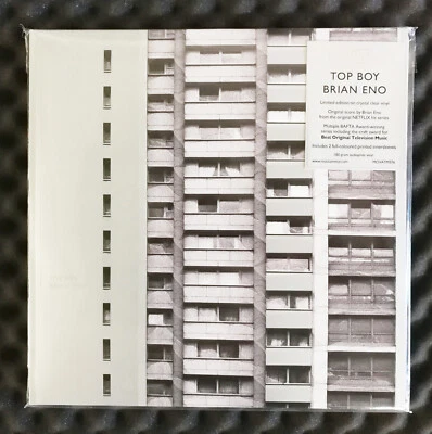 2X 12" LP Clear Vinyl Brian Eno Film Music Top Boy Limited Numbered Of 4000 -U43 - Image 1 of 3