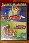 NEW SEALED Disney Peter Pan and Return to Neverland 2 Movie/Film Collection DVD