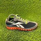 Reebok Realflex Mens Size 8 Black Gray Athletic Running Shoes Sneakers J89312