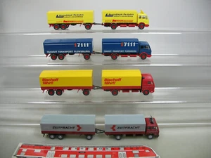 4 Mint H0 1:87 Camion Mercedes MB Lautz+Zeitfracht+Bischoff+17111 #AF213-0,5 - Foto 1 di 5