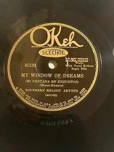 SOUTHERN MELODY ARTISTS MY WINDOW OF DREAMS / FOREVER ( SEGER ELLIS ) 1928 JAZZ - Picture 1 of 6