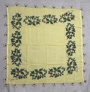 Silk Turkish Scarf Handmade OYA Needle Lace 31” Süper Taç Yellow Red Green Flora - Picture 1 of 9