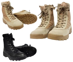 Para hombres Trabajo Militar Ejército Cadetes Zapatos Combate Patrulla Táctica Patrulla Botas del Desierto - Imagen 1 de 7