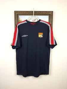 Vintage Umbro Olympique Lyonnais Football Shirt Soccer Jersey Mens Trikot Size S - Picture 1 of 14
