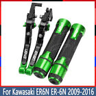 For Kawasaki Er6n Er-6N 2009-2016 New Brake Clutch Levers Handlebar Grips Sets