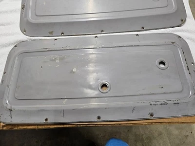 Paneles de puerta interiores diestros para camioneta Chevy 1964-1966 bonitos usados originales Foto 1 de 4