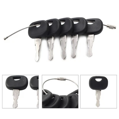 Fit Liebherr & John Deere Heavy Equipment 14606 606 Ignition Starter Key 5x - Image 1 of 4