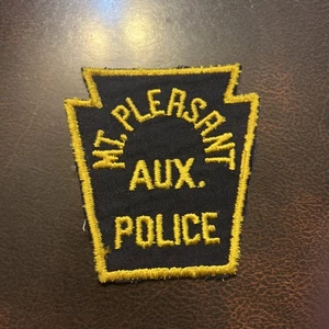 Vintage Obsolete Mr. Pleasant Pa Auxiliary Police Dept. Patch - Picture 1 of 2