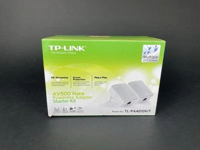 TP-LINK AV500 Nano Adattatore di Rete Powerline TL-PA4010KIT Set di 2 Starter Kit - Immagine 1 di 4