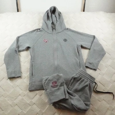 Adidas James Harden Sudadera con Capucha/Pantalones de Sudadera Para Hombre Grande Texas A&M Aggies Chándal Foto 1 de 4