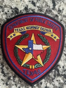 Texas Highway Patrol Public Safety Shield 4.5 x 5 Patch 1G40 - Bild 1 von 3