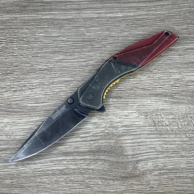 Kershaw Acclaim 1366 Assisted Open Plain Edge Folding Pocket Knife CUSTOM - Image 1 of 4