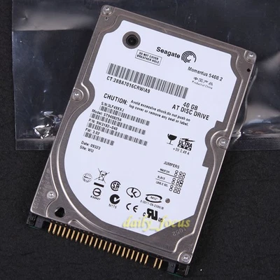 For Seagate ST940825A 40 GB 2.5" 5400 RPM PATA IDE Hard Disk Drive HDD - Image 1 of 2