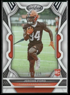2022 Panini Certified #177 Jerome Ford Mirror #/325 - Image 1 of 2