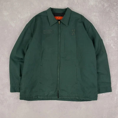 Red Kap Vintage 90s Full Zip Workwear Jacket 2XL Men's Green Utility - Image 1 of 4