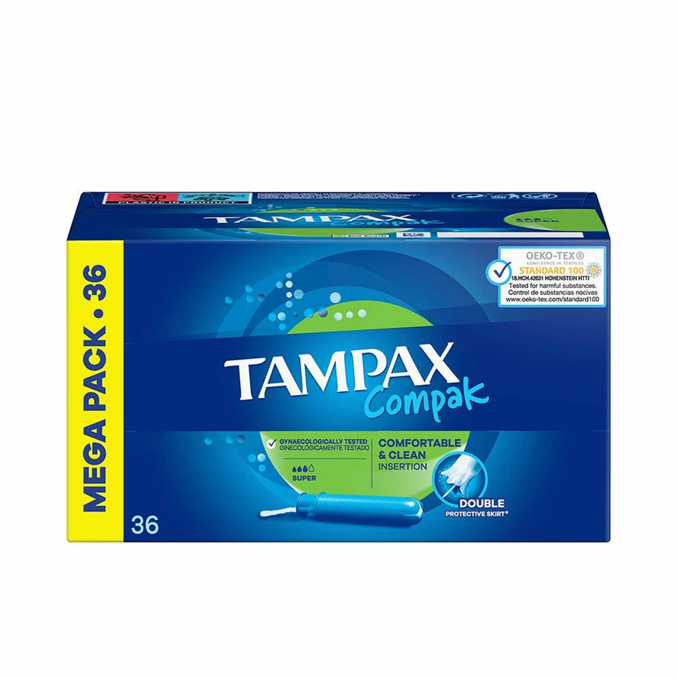 Assorbenti Interni Super Tampax Compak 36 Unità - Immagine 1 di 1