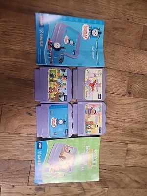 Vtech VSmile Lot Of 4 Video Games Seame Street, Elmo, Noddy, Thomas The Train - Image 1 of 4