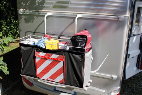 Die Fiamma Cargo Back ist eine faltbare Aufbewahrungstasche für den Fahrradträg - Bild 1 von 1