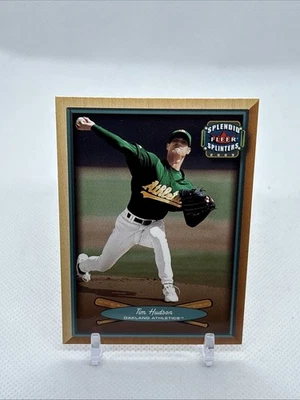 Fleer Splendid Splinters 2003 Tim Hudson #28 Oakland Athletics Foto 1 de 2