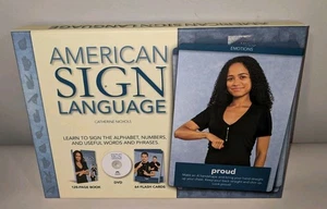 Amerikanische Gebärdensprache Set ~ Catherine Nichols ~ Buch, 64 Lernkarten & DVD - Bild 1 von 9