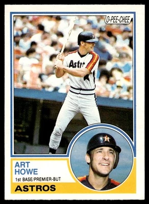 1983 O-Pee-Chee Art Howe Houston Astros #372 - Image 1 of 2