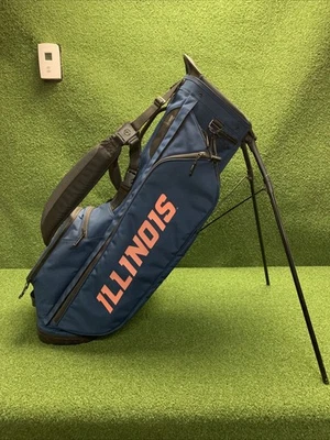 Сумка-стойка PING Illinois Fighting Illini сумка для гольфа 4-позиционный разделитель - Изображение 1 из 4