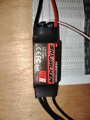 RC ESC Hobbywing Skywalker 40 Amp Brushless Speed Controller BEC Planes 40AMP UK - Image 1 of 4