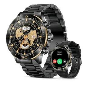 Smart Watch Uomo Risposta/Effettua Chiamata per Android/Telefono, Schermo HD da 1,43" AMOLED - Foto 1 di 9