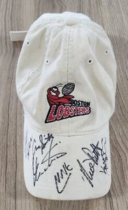 Boston Lobsters Team Signed Hat Martina Navratilova + 5 Members Tennis RAD - Picture 1 of 5
