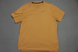 Camisa de correr Nike Dri-Fit para hombre grande naranja Swoosh - Imagen 1 de 11