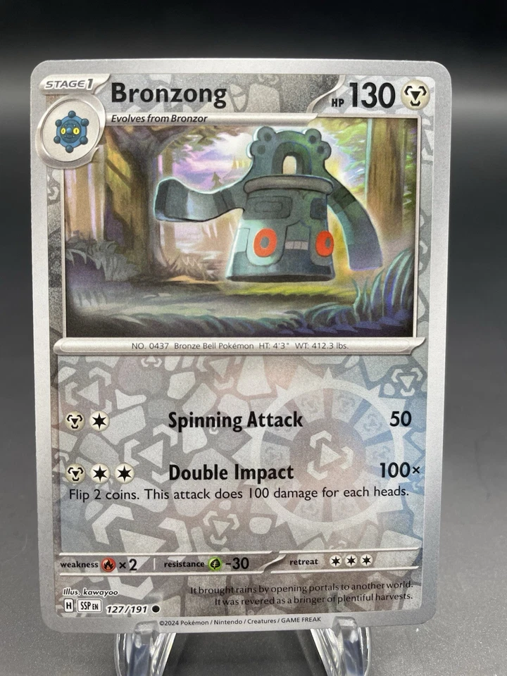 Bronzong 127/191 Sv08: Surging Sparks Reverse Holo NM - Image 1 of 1